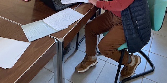 Visite d'un descendant